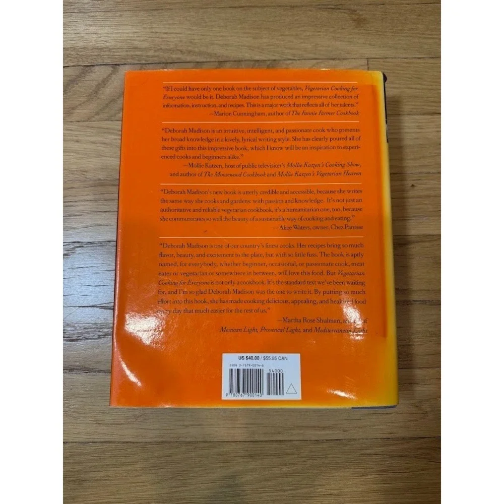 Vegetarian Cooking for Everyone HARDCOVER Deborah Madison Cookbook Healthy Meals